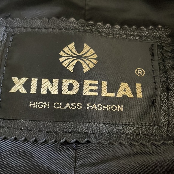 Black genuine leather jacket, size M - Picture 9 of 9